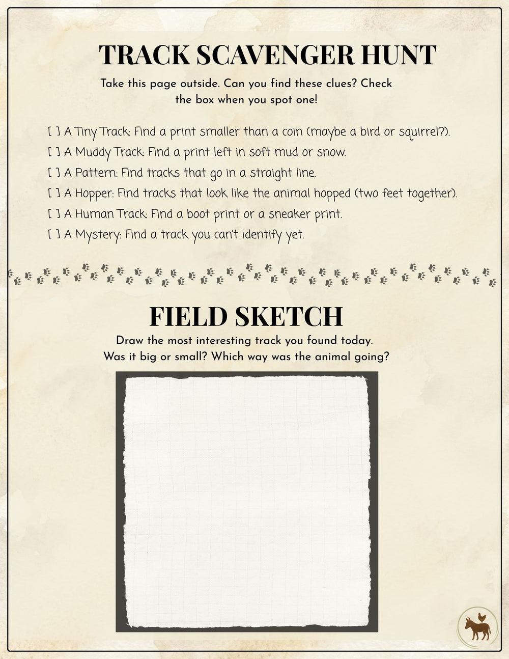 Free Animal Track Explorer Pack