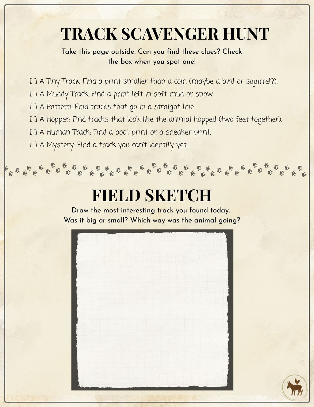 Free Animal Track Explorer Pack