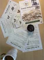 Winter on the Farm homeschool curriculum cover illustration featuring a child sitting in the snow with a donkey and chickens.