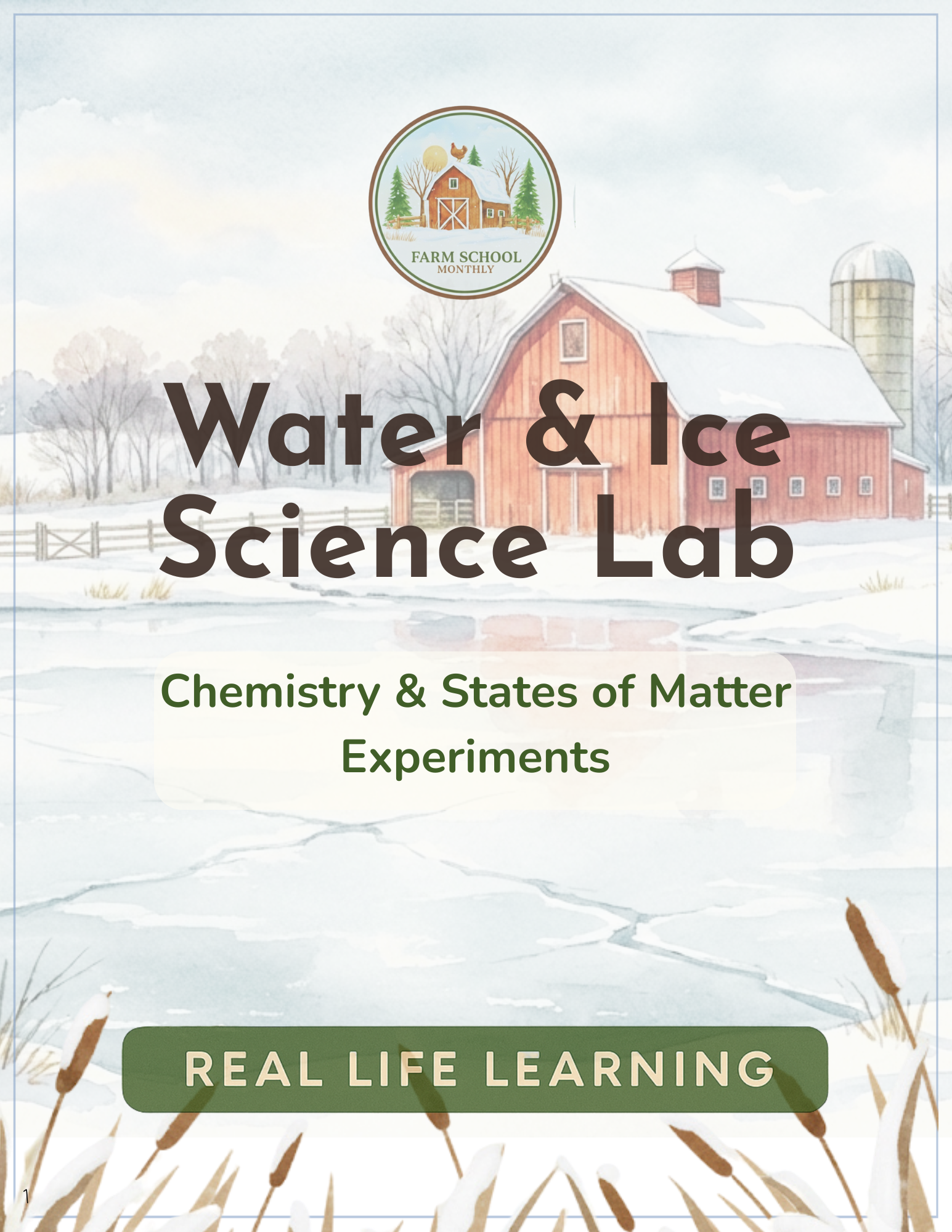 Water & Ice: A Hands-On Winter Science Lab for PreK–2