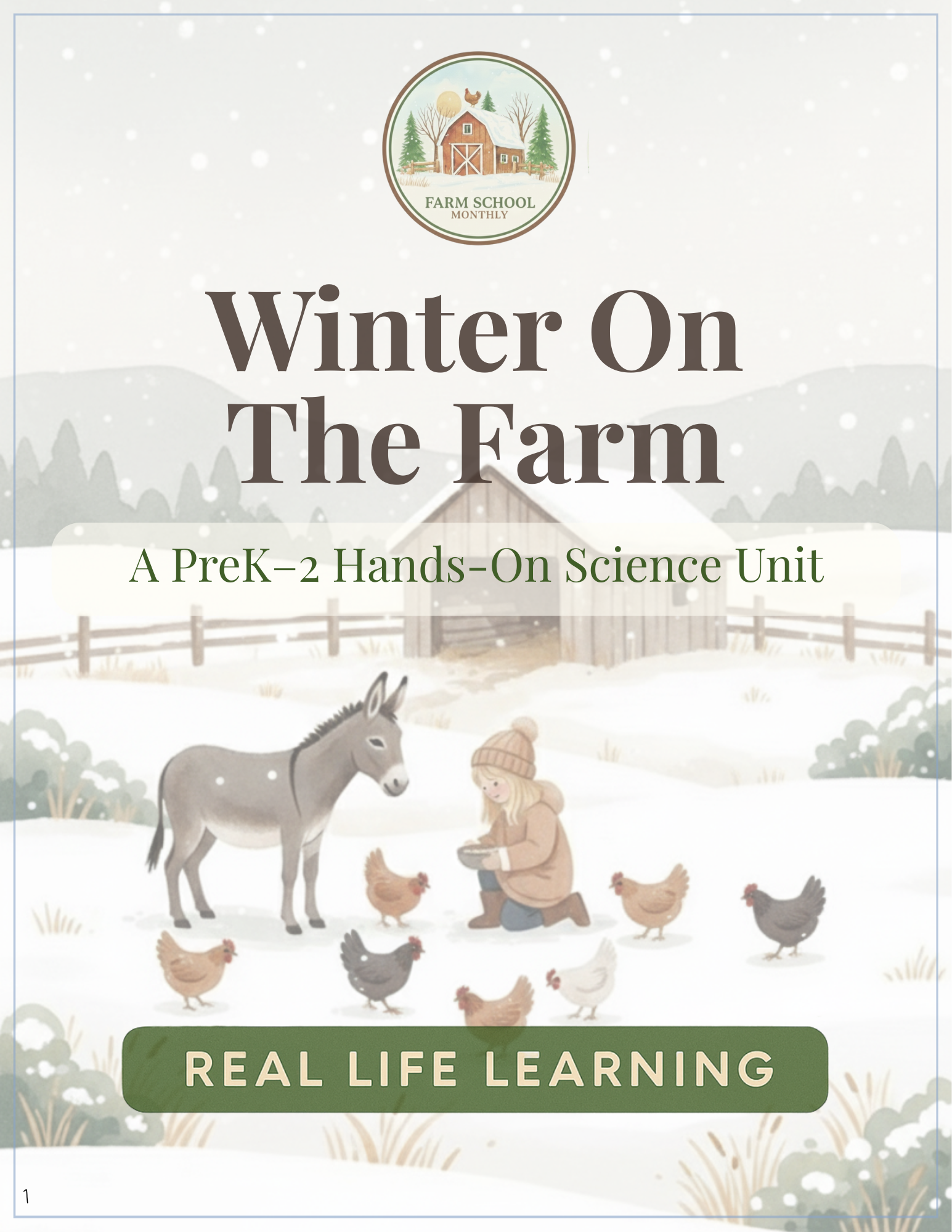 Winter on the Farm: A PreK–2 Hands-On Nature Study | Science Unit
